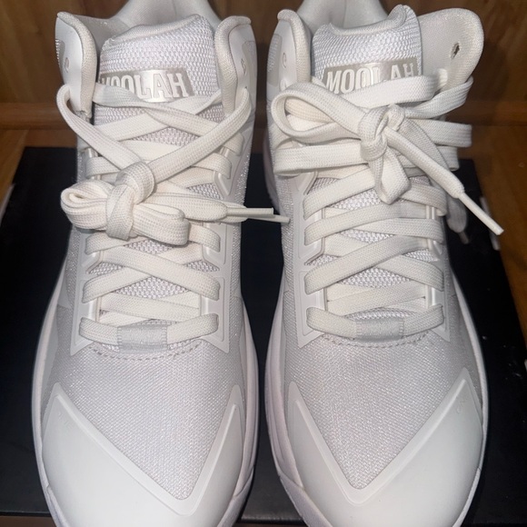 NEW women's Moolah Triple double, white hot basketball shoes, size 10 - Picture 3 of 9